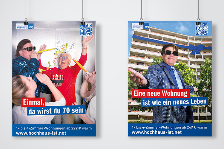13&deg; Crossmedia Agentur - Neuwoges Hochhauskampagne