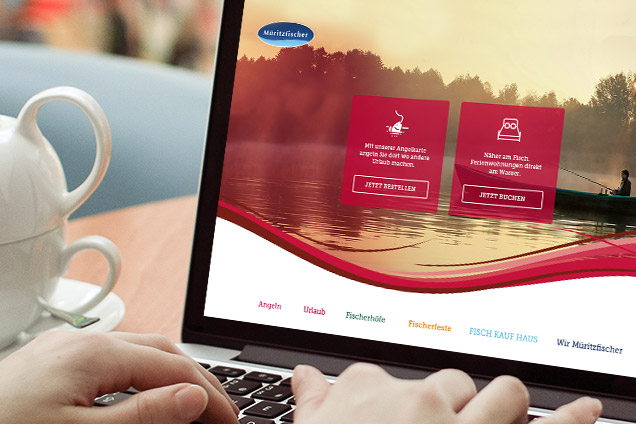13&deg; Crossmedia Agentur - Projekt° Müritzfischer Webseite