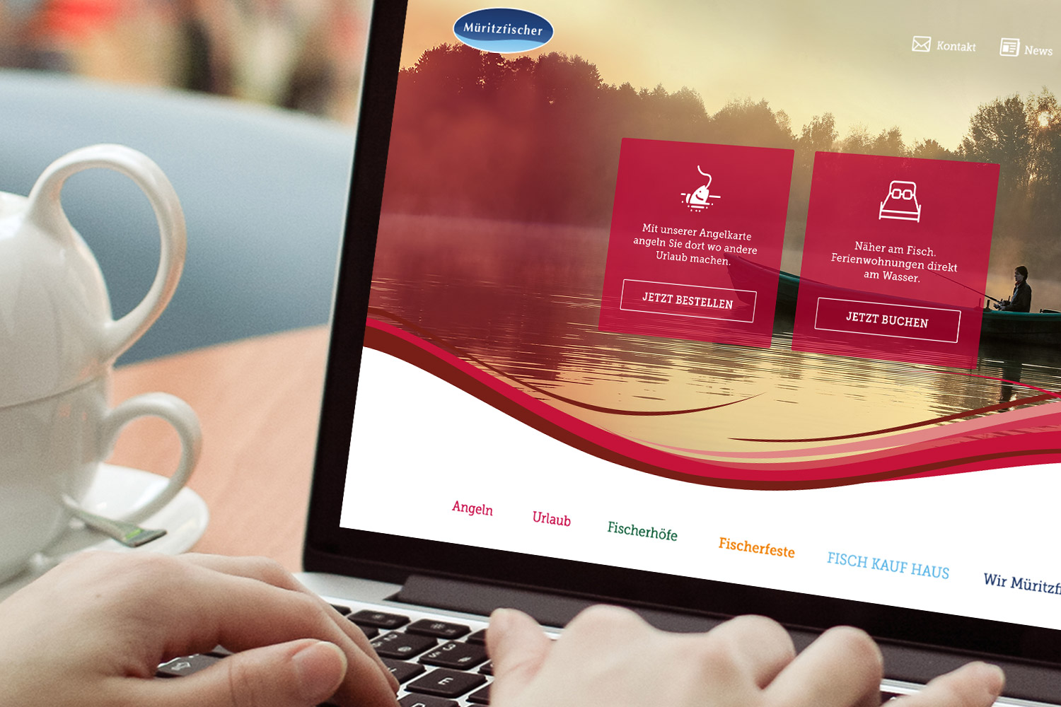 13&deg; Crossmedia Agentur - Müritzfischer Website