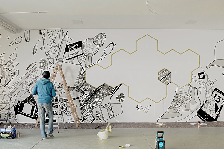 13&deg; Crossmedia Agentur - Medienwand