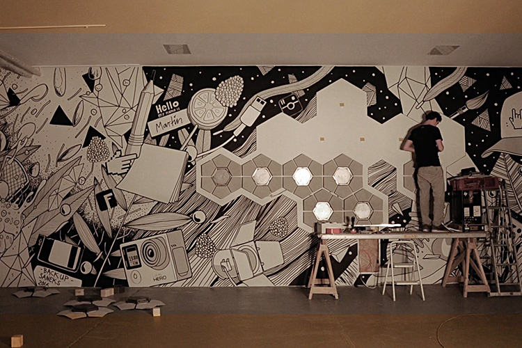 13&deg; Crossmedia Agentur - Medienwand