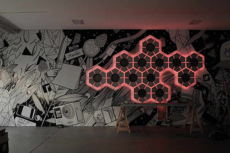 13&deg; Crossmedia Agentur - Medienwand