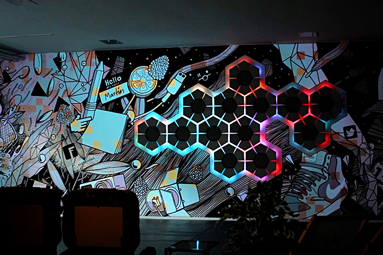 13&deg; Crossmedia Agentur - Medienwand