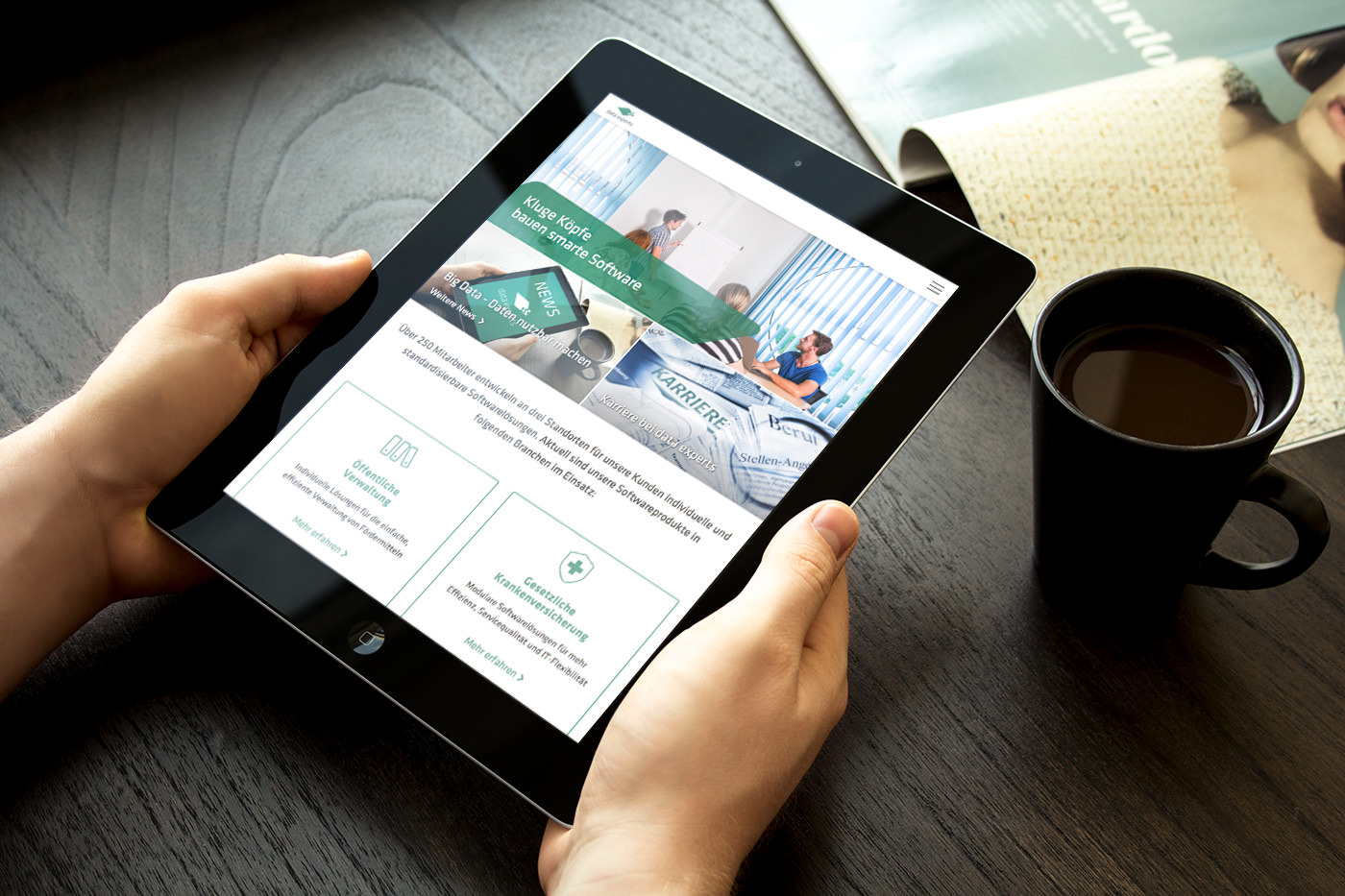 13&deg; Crossmedia Agentur - data experts Website