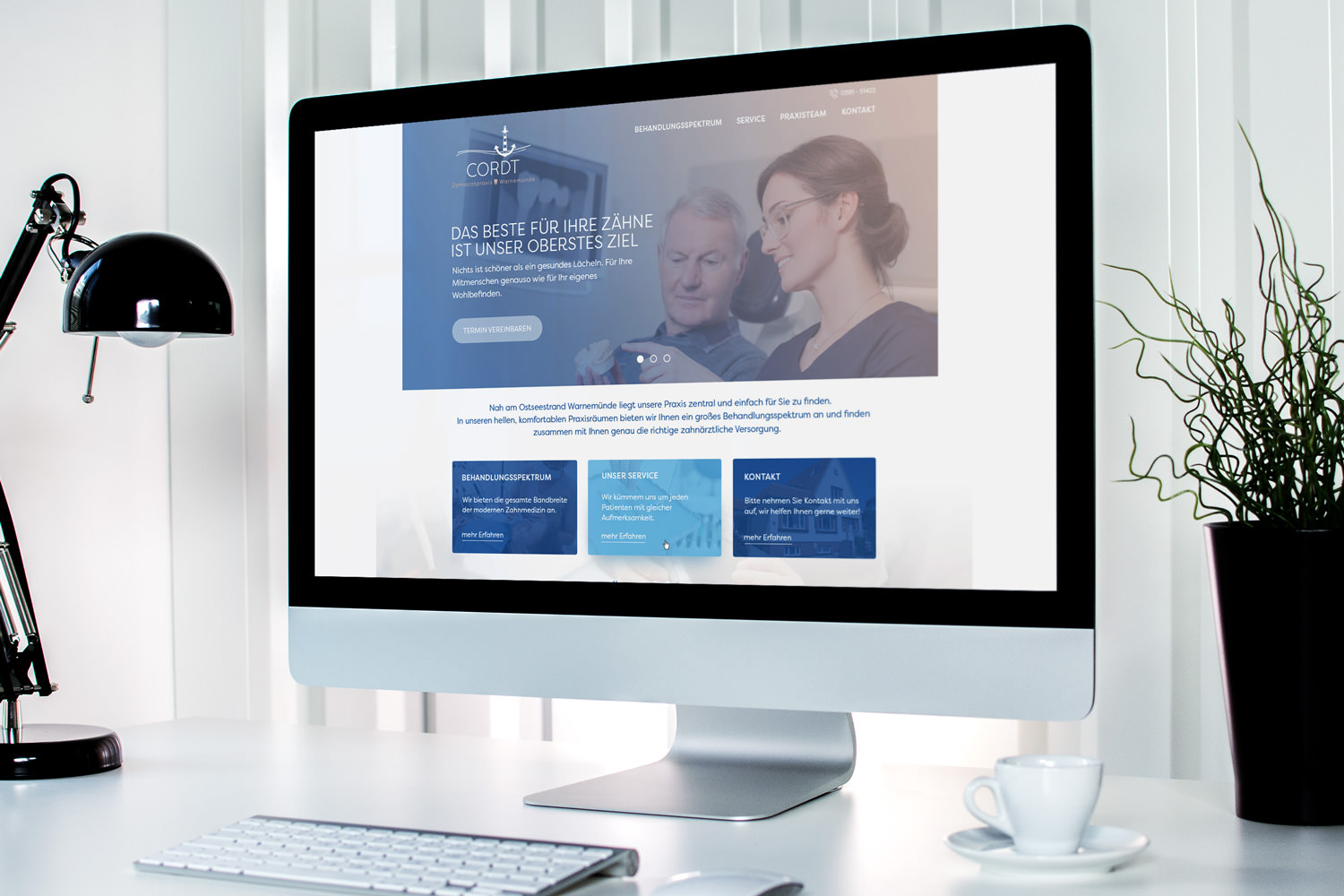13&deg; Crossmedia Agentur - Zahnarztpraxis Cordt