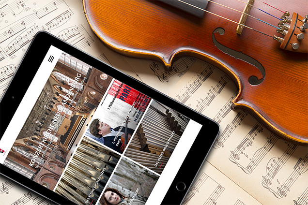 13&deg; Crossmedia Agentur - Projekt° Website Konzertkirche