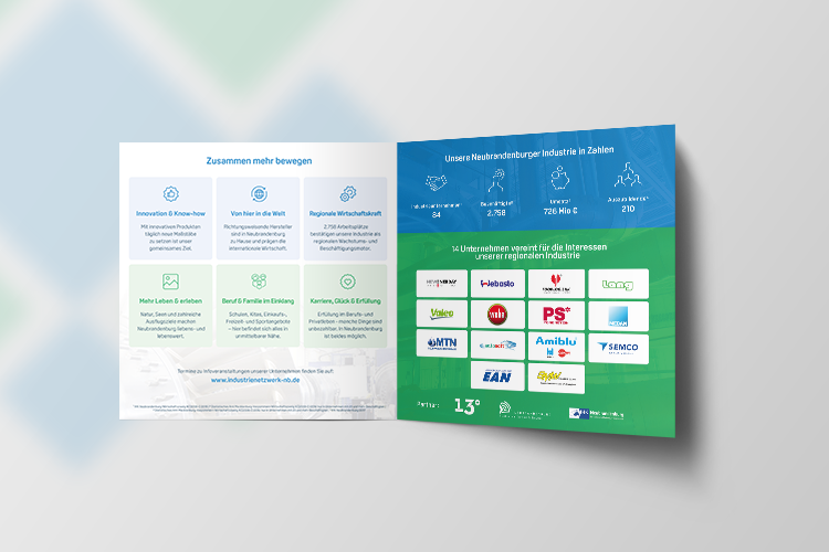 13&deg; Crossmedia Agentur - Industrienetzwerk Neubrandenburg