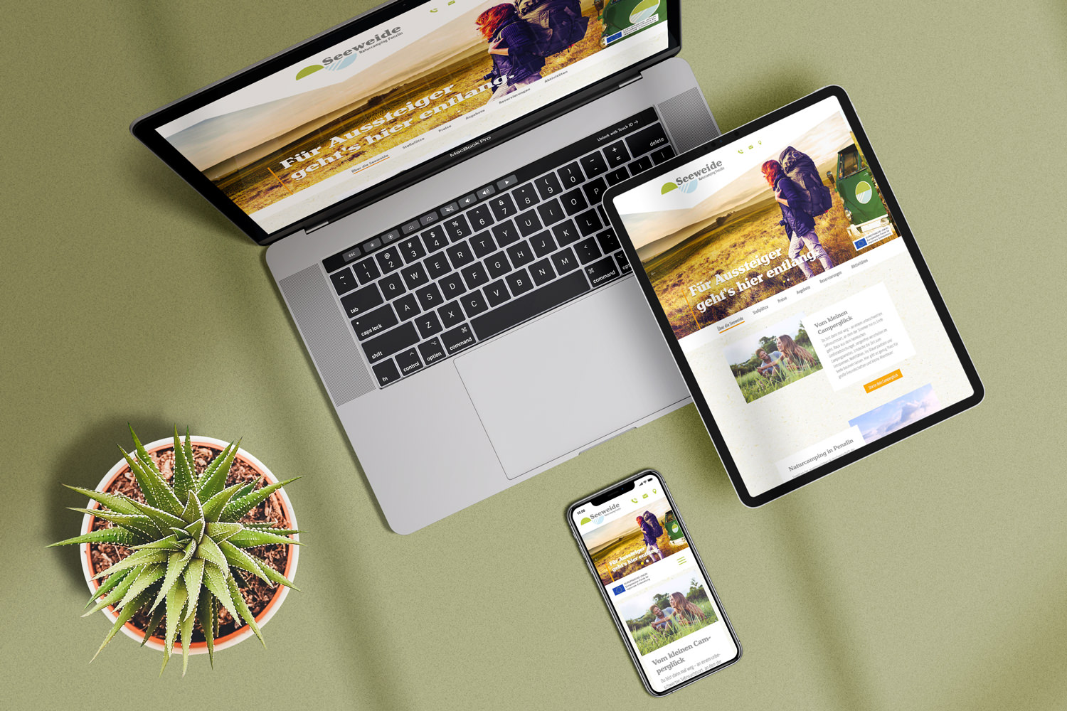 13&deg; Crossmedia Agentur - Seeweide Naturcamping Penzlin