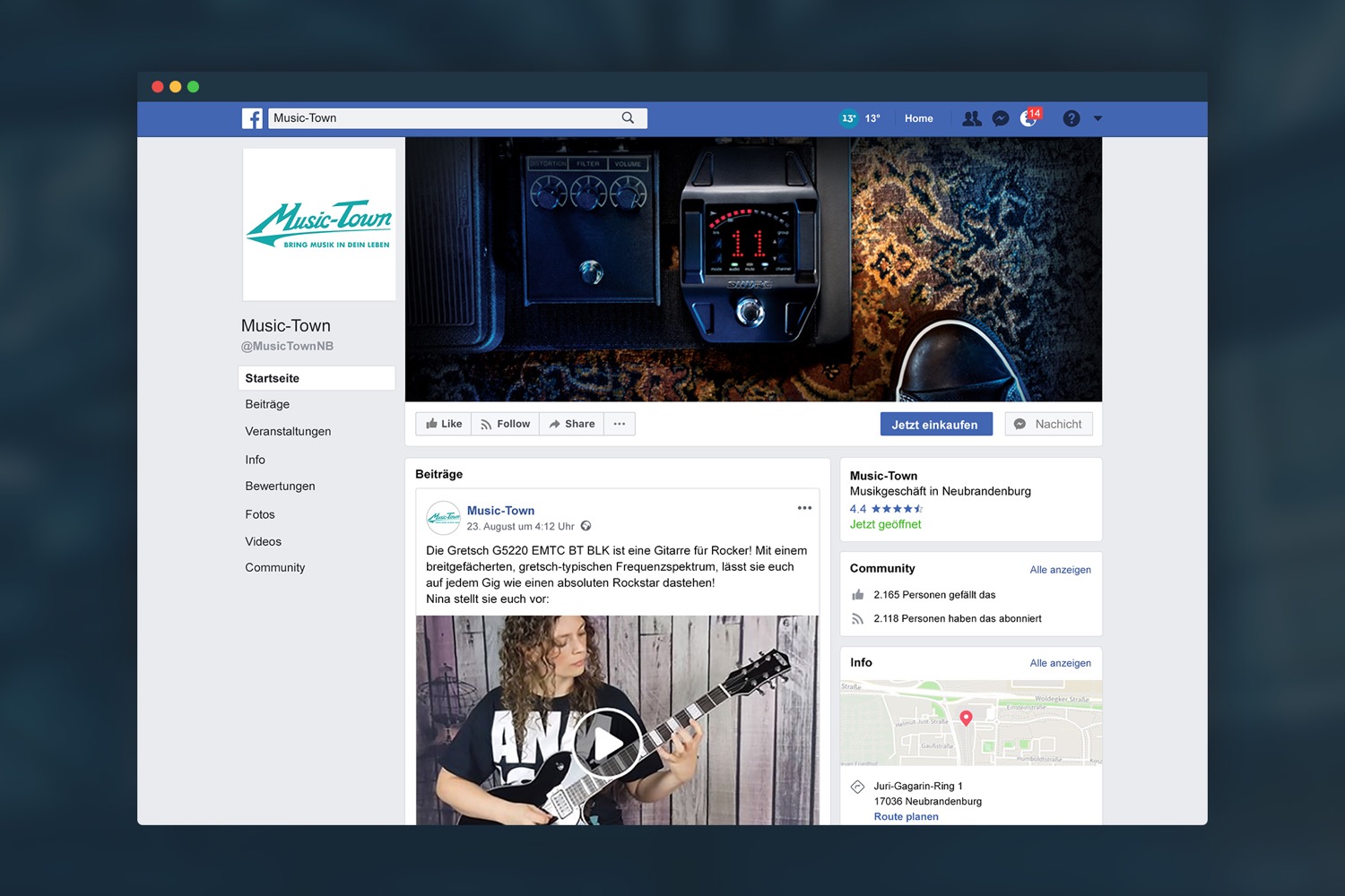 13&deg; Crossmedia Agentur - Music-Town